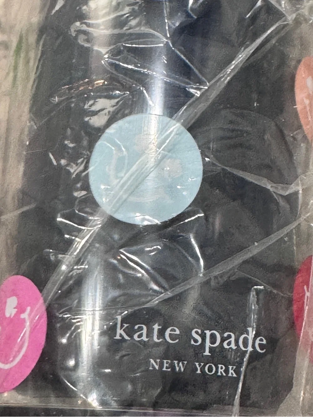 Kate Spade New York 24 oz Smiley Acrylic Travel Tumbler with Straw